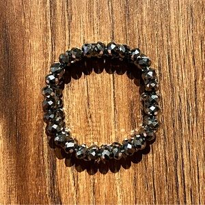 Silver Beaded Bracelet